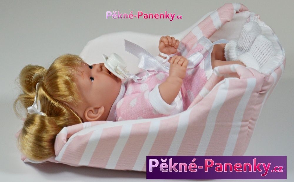 Realistická mluvící panenka Arias® Hanne s klokánkou 28cm - obrázek 4