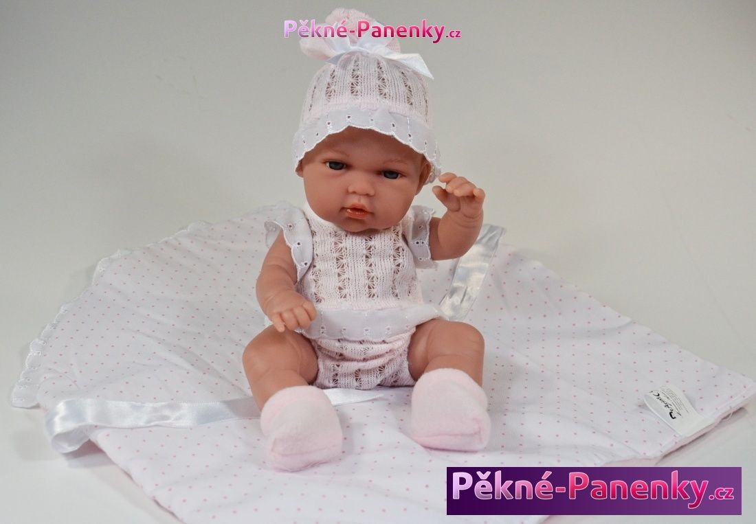 Realistické miminko Arias® Natal se zavinovačkou 33cm - obrázek 1