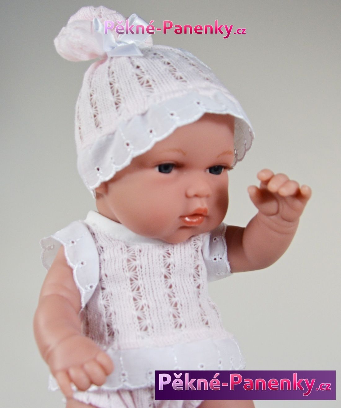 Realistické miminko Arias® Natal se zavinovačkou 33cm - obrázek 3