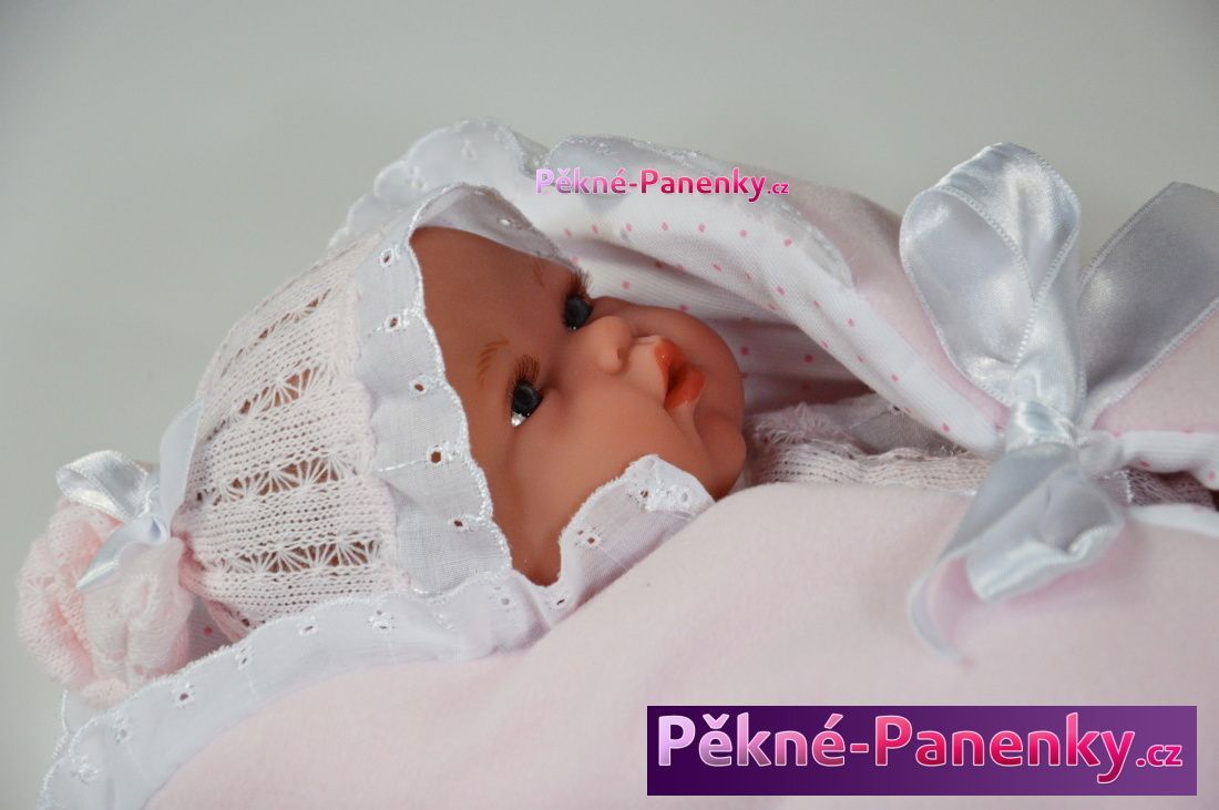Realistické miminko Arias® Natal se zavinovačkou 33cm - obrázek 6