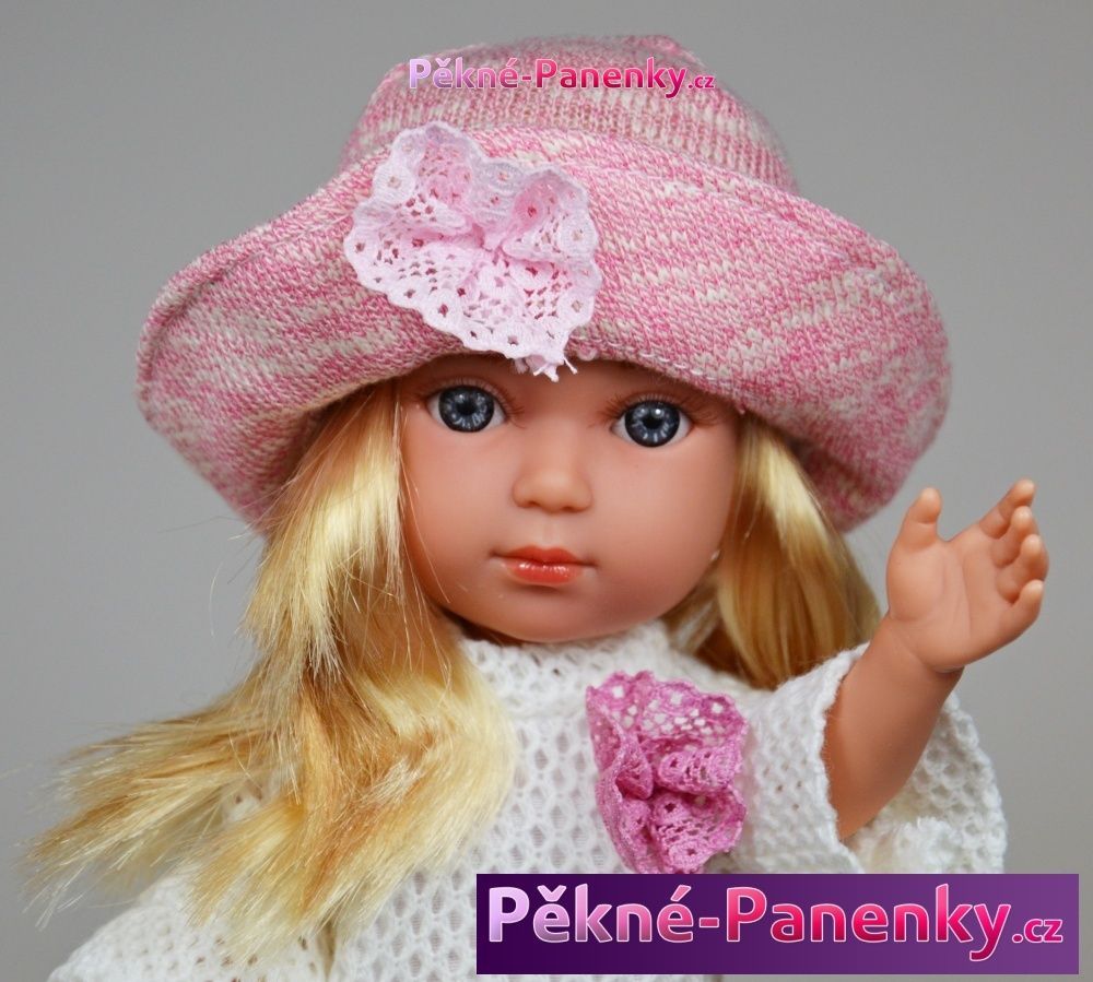 Realistická panenka Arias® Carlota bílá 36 cm - obrázek 2