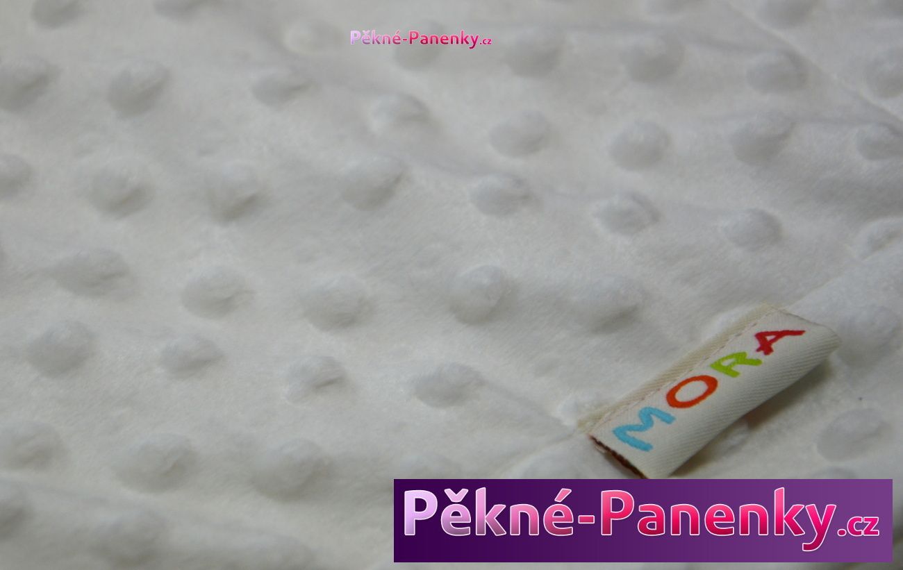 Dětská španělská deka do kočárku MORA® Topitos béžová 80x110cm - obrázek 4