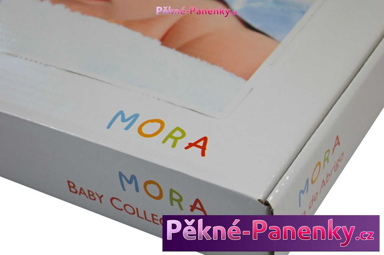 Dětská španělská deka do kočárku MORA® Petits růžová 80x110cm - obrázek 9