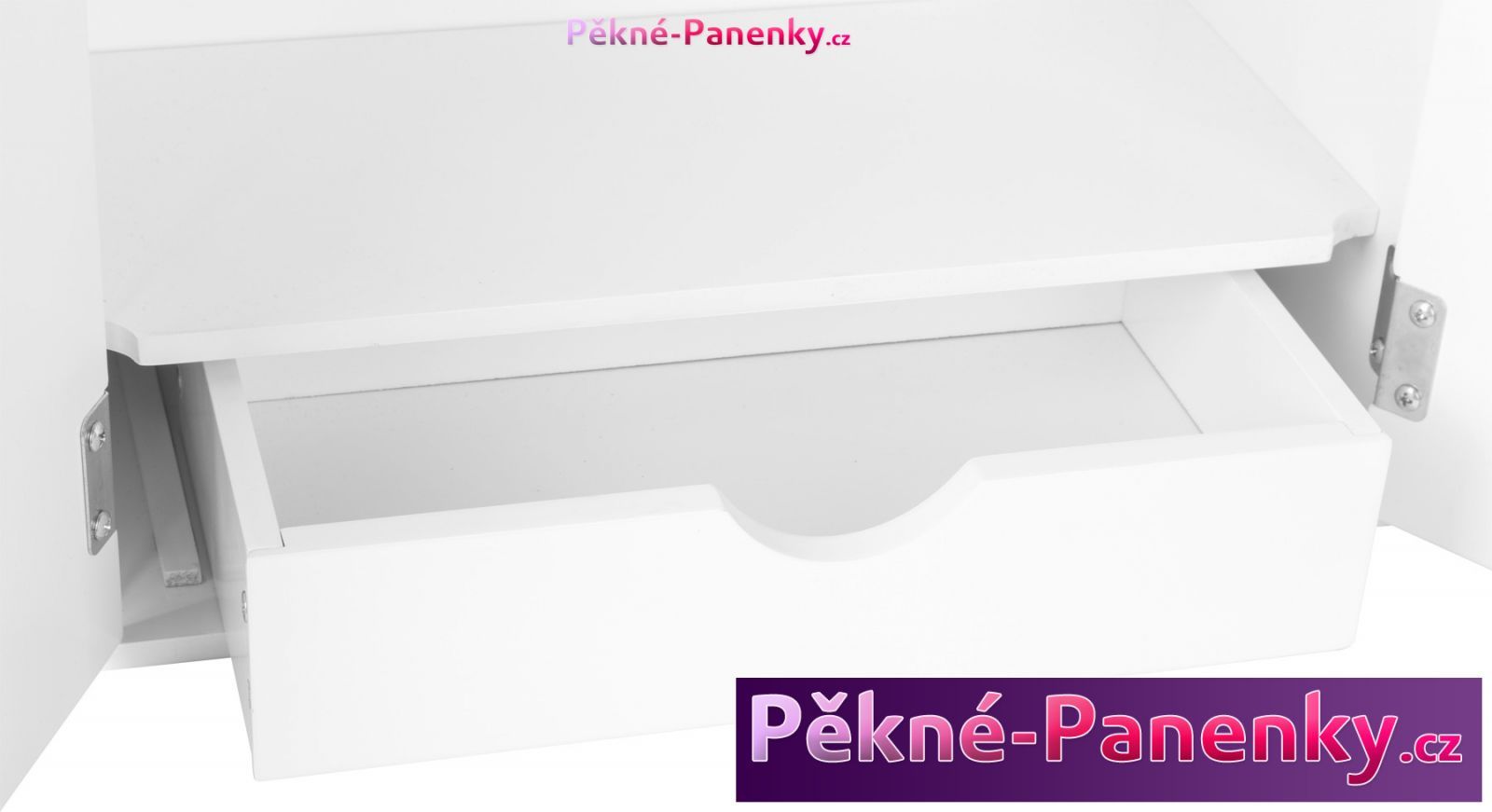 Legler Nábytek (skříň) pro panenky bílá - obrázek 4