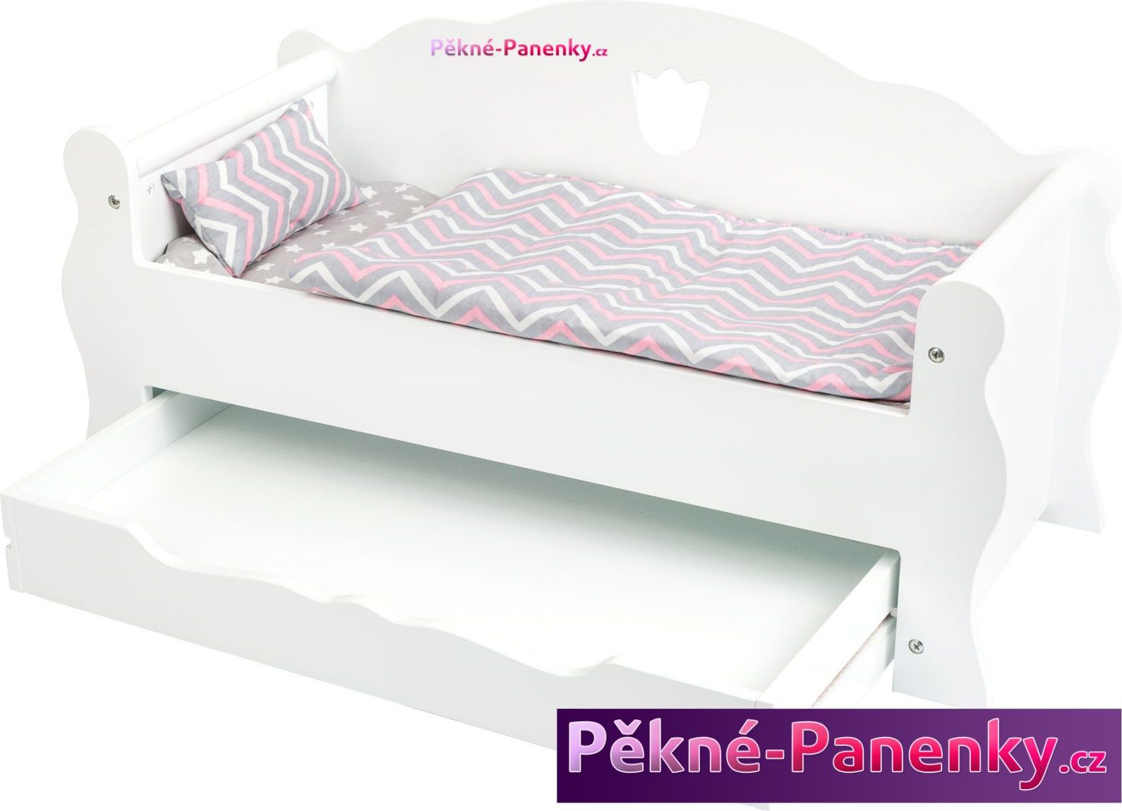 Legler Nábytek (postel) pro panenky s úložným prostorem - obrázek 2