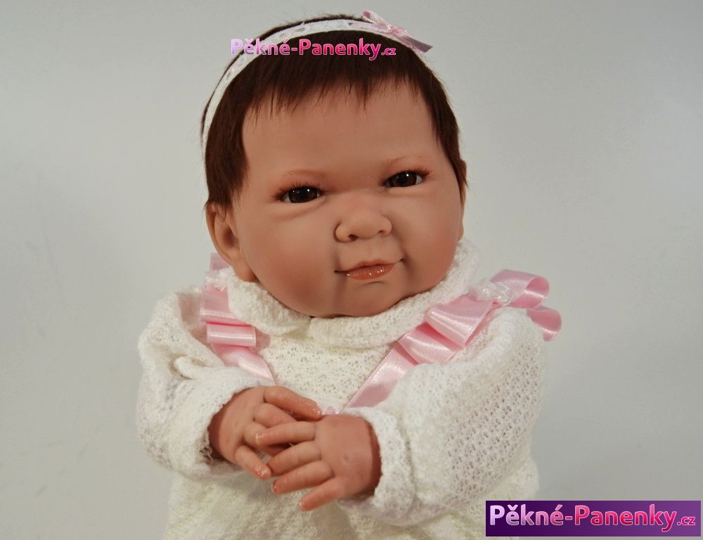 Reborn realistická panenka Berbesa® s vlasy 45 cm - obrázek 1