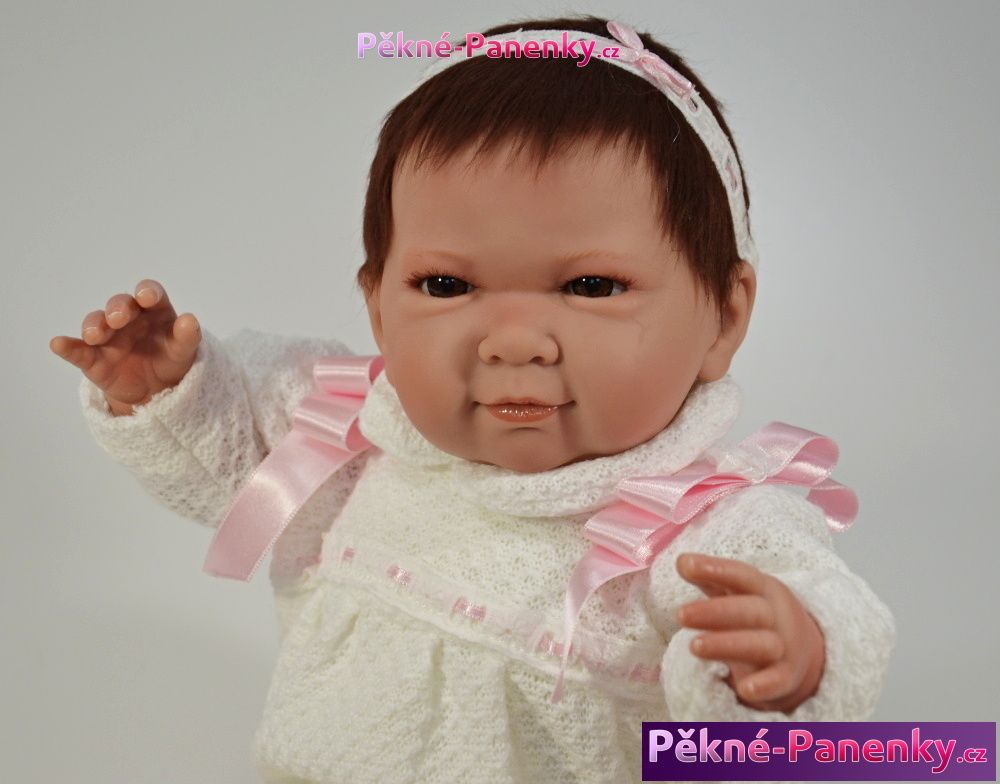 Reborn realistická panenka Berbesa® s vlasy 45 cm - obrázek 4