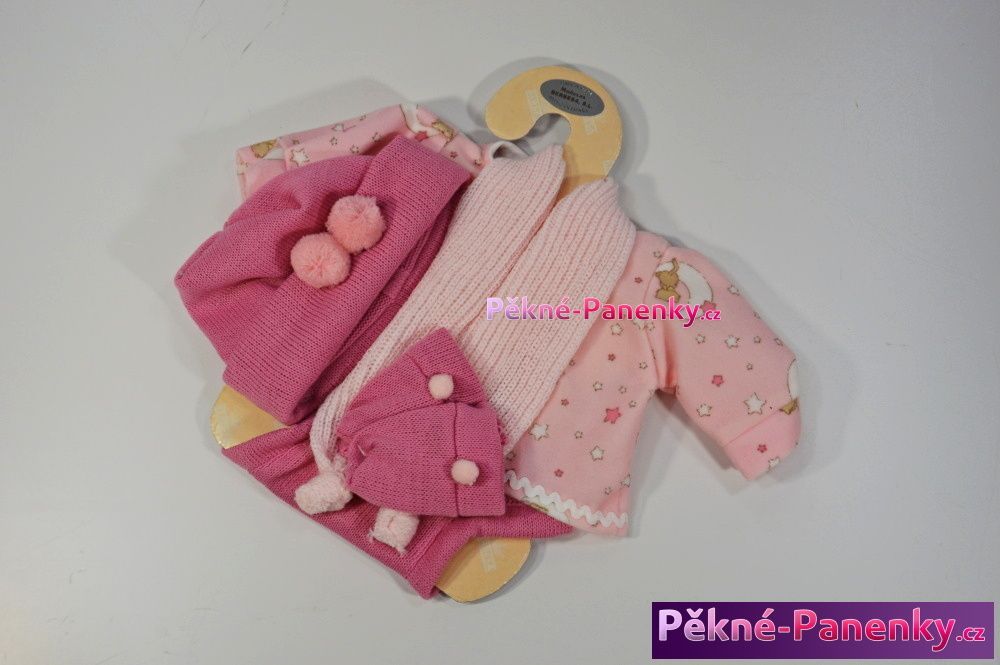 Oblečení pro panenky Berbesa® 42cm Angels růžové s obrázky - obrázek 1