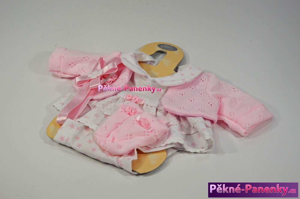 Oblečení pro panenky Berbesa® 42cm Angels růžovo-bíle - obrázek 2