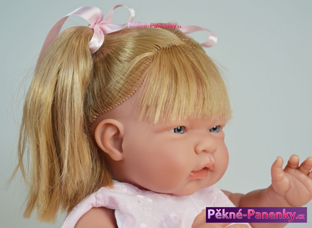 Dnenes Česací panenka D´nenes Mio-Mio blond 43 cm - obrázek 4