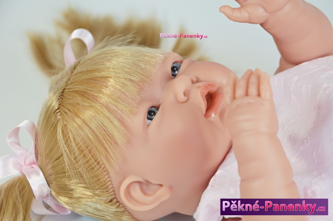 Dnenes Česací panenka D´nenes Mio-Mio blond 43 cm - obrázek 6