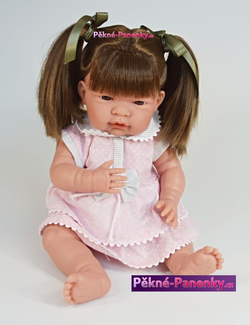 Dnenes Česací panenka D´nenes Mio-Mio hnědá 43 cm - obrázek 1
