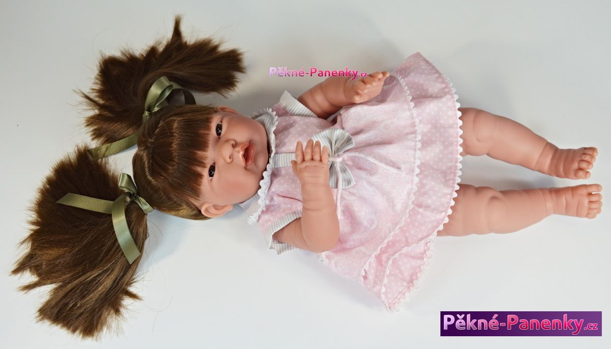 Dnenes Česací panenka D´nenes Mio-Mio hnědá 43 cm - obrázek 8