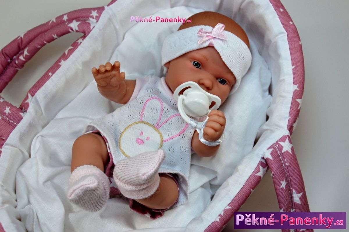 Berbesa Koupací panenka miminko Arias® Pillines s taškou 26 cm - obrázek 4