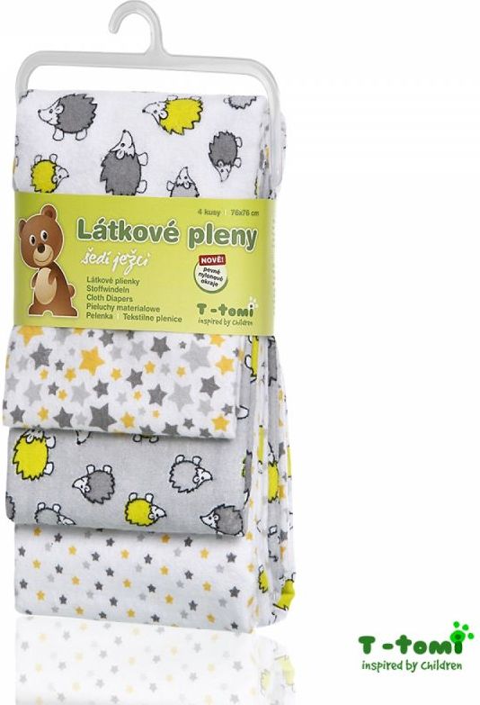 T-tomi Látkové pleny, šedí ježci - obrázek 1
