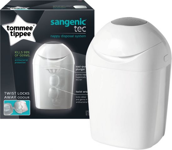 Tommee Tippee Koš na pleny Sangenic Tec bílý - obrázek 2