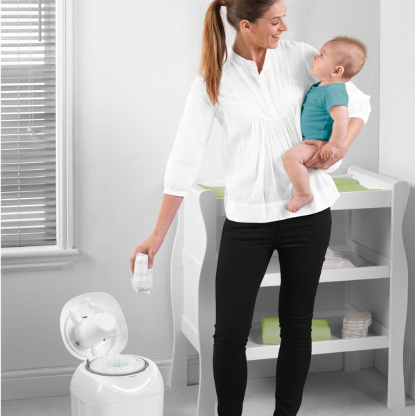 Tommee Tippee Koš na pleny Sangenic Tec bílý - obrázek 8