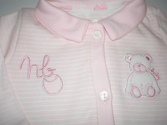 Mayoral Baby MAYORAL - Bavlněný overal růžový NB - obrázek 2
