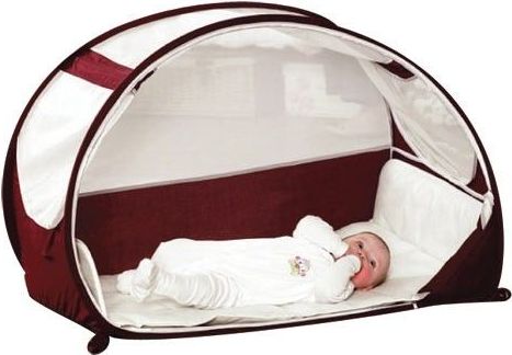 Koo-di Pop-Up Travel Bubble Cot - Cestovní postýlka 6-18 měs.vínová - obrázek 1