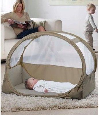 Koo-di Pop-Up Travel Bubble Cot - Cestovní postýlka 6-18 měs.béžová - obrázek 1