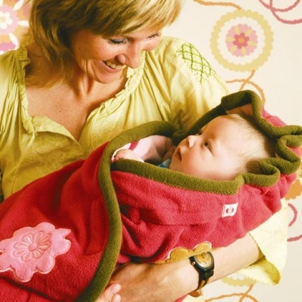 LODGER Zavinovačka Wrapper Fleece framboise - obrázek 1