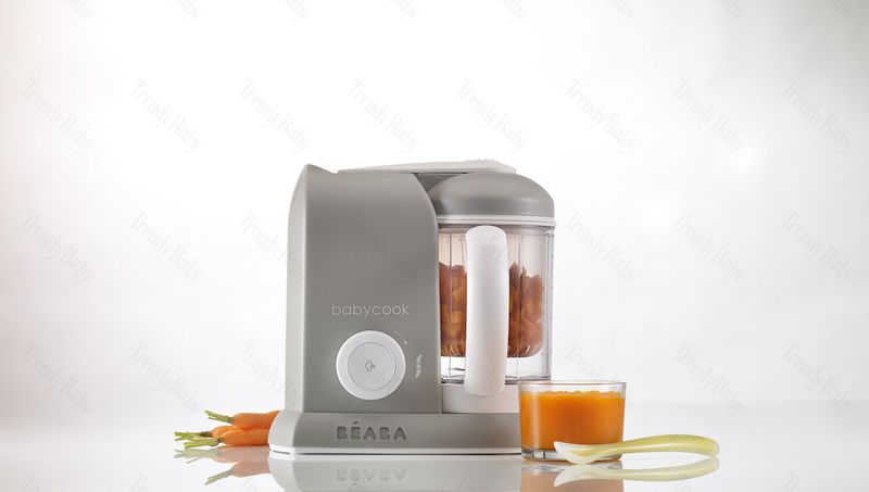 Beaba Parní vařič + mixér BABYCOOK SOLO šedý - obrázek 2