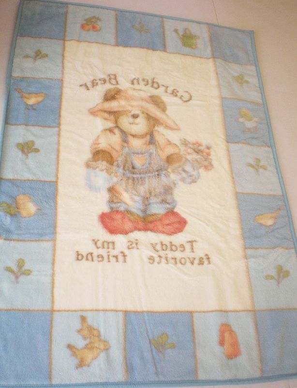 Baby Ono BabyOno - Deka 100x140 cm - Teddy Garden - obrázek 1