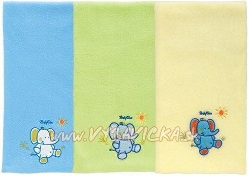 Baby Ono BabyOno - Deka Polar Fleece limetková- se slonem - obrázek 2