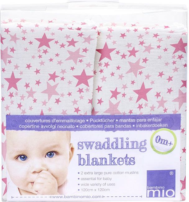 Bébéjou Zavinovací univerzální plena Pink Stars - obrázek 2