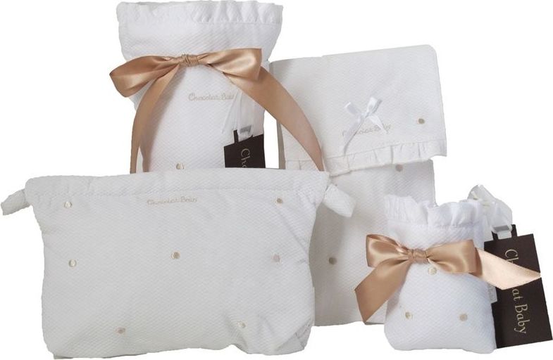Chocolat baby Obal na dudlík bílý - obrázek 2