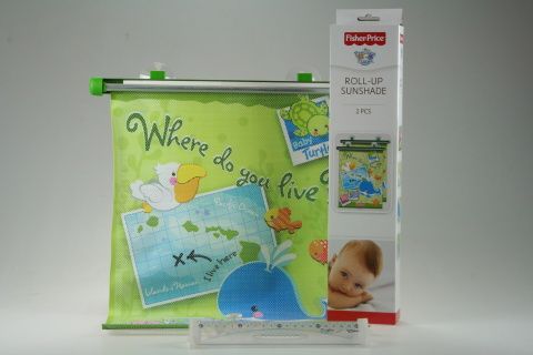 Rolety do auta Fisher Price 2ks-velryba - obrázek 2