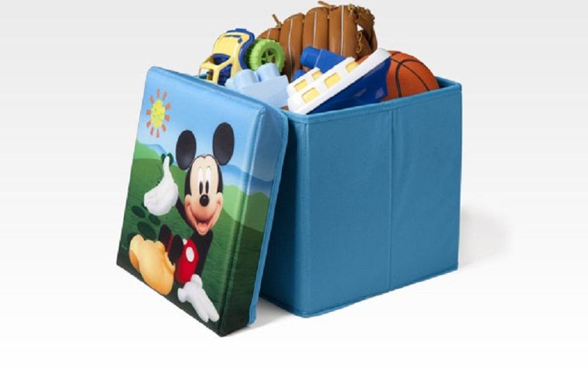Dětský taburet s úložným prostorem Mickey - obrázek 1