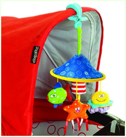DOUDOU ET COMPAGNIE TafToys - Kolotoč na kočárek - obrázek 1