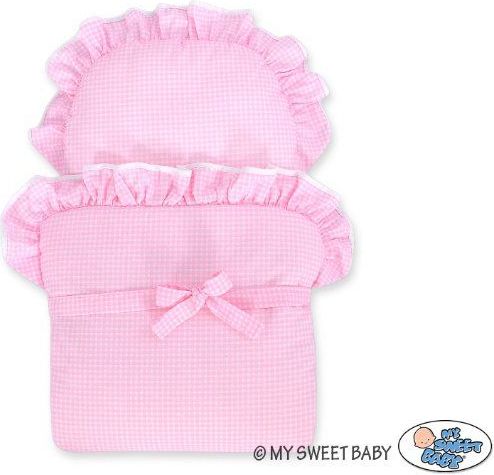 MY SWEET BABY Proutěný kočárek pro panenku bílý - více barev 71699-377 - obrázek 2
