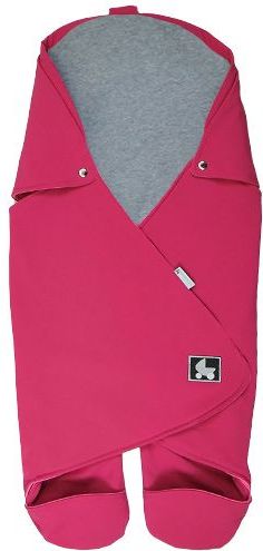 Babyrenka  Babyrenka zavinovačka do autosedačky Basic Softshell  fuksia melír - obrázek 1