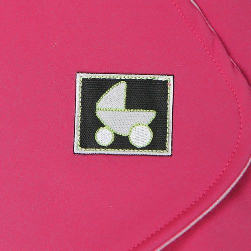 Babyrenka  Babyrenka zavinovačka do autosedačky Basic Softshell  fuksia melír - obrázek 2