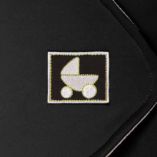 Babyrenka  Babyrenka zavinovačka do autosedačky Basic Softshell  černá melír - obrázek 3