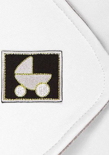 Babyrenka  Babyrenka zavinovačka do autosedačky Basic Softshell  bílá melír - obrázek 2
