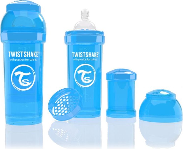 Twistshake antikoliková láhev 260ml  - 5 barev BLUE - obrázek 2