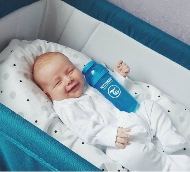 Twistshake antikoliková láhev 260ml  - 5 barev BLUE - obrázek 3