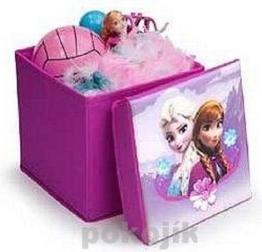 Dětský taburet s úložným prostorem Frozen - obrázek 2