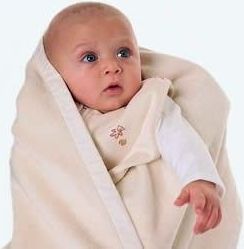 Hippychick Organic Blanket Natural - Dětská deka - Toddler Blanket Natural 100x150cm - obrázek 1