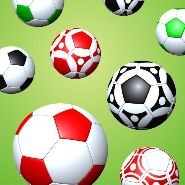 OURBABY Polštář 40 x 40 cm Fotbalové míče 45 - obrázek 1