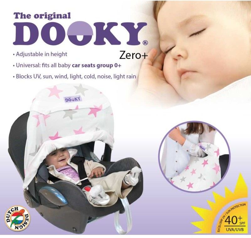 Dooky clona Zero+ Pink Stars - obrázek 2