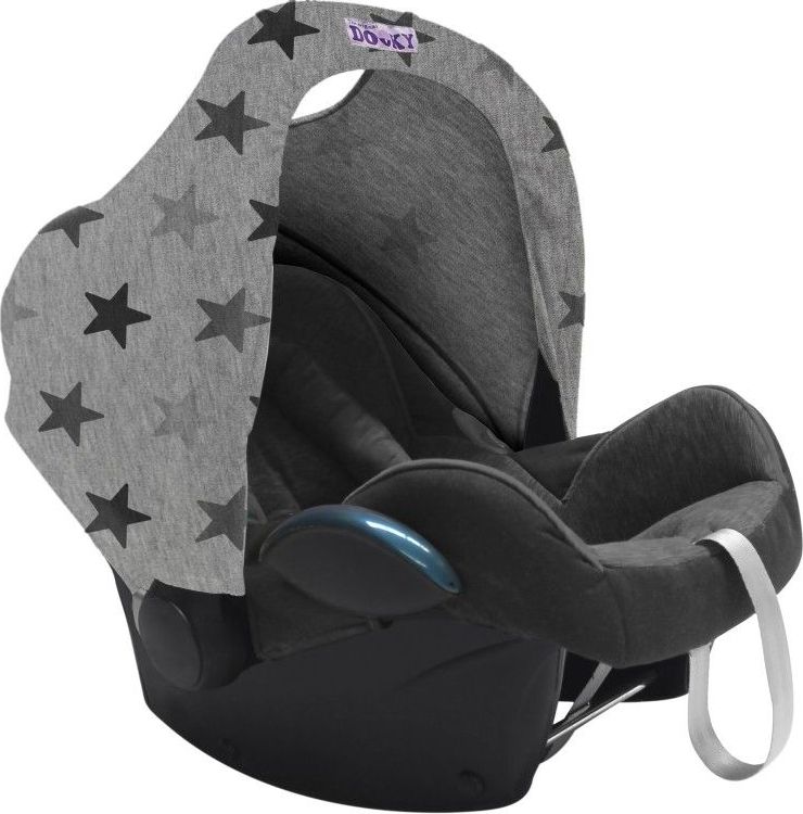 Dooky stříška Hoody Grey Stars - obrázek 1
