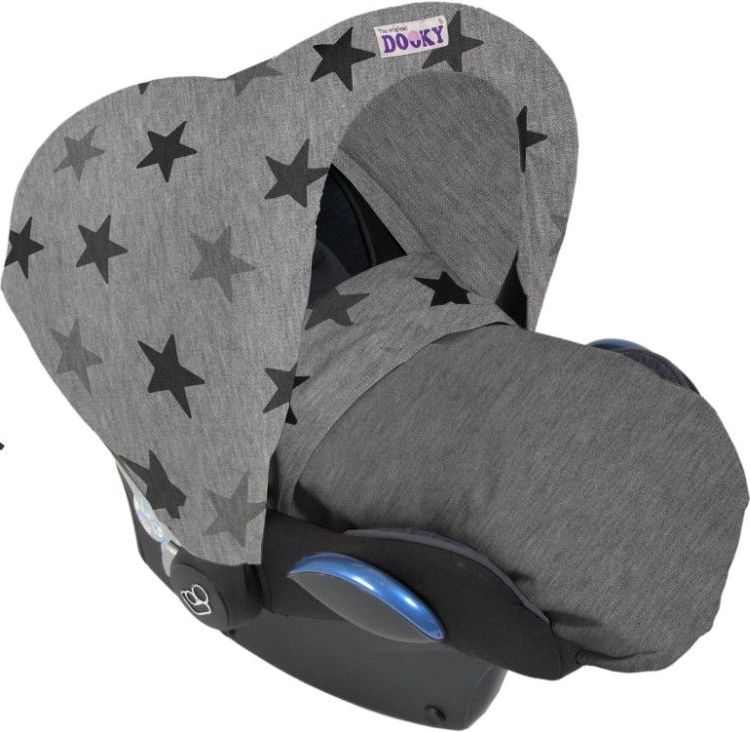 Dooky stříška Hoody Grey Stars - obrázek 3