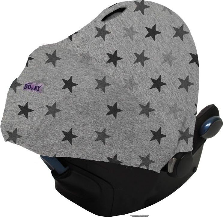 Dooky stříška Hoody Grey Stars - obrázek 5