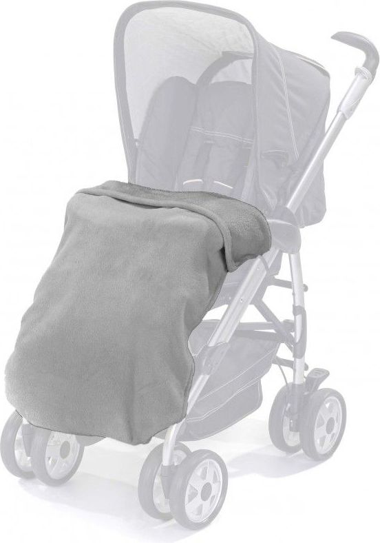 Diago Deka ke kočárku fleece- šedá - obrázek 3