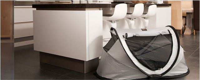 DERYAN PEUTER BOX LUXE Cestovní postýlka stříbrná - obrázek 3
