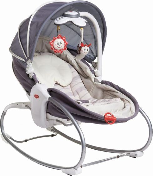 Tiny Love Lehátko 3v1 Cozy Rocker Napper šedé - obrázek 1
